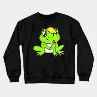 Frog Tadpole Toad Lurch Toad Froschlurch sweet Crewneck Sweatshirt